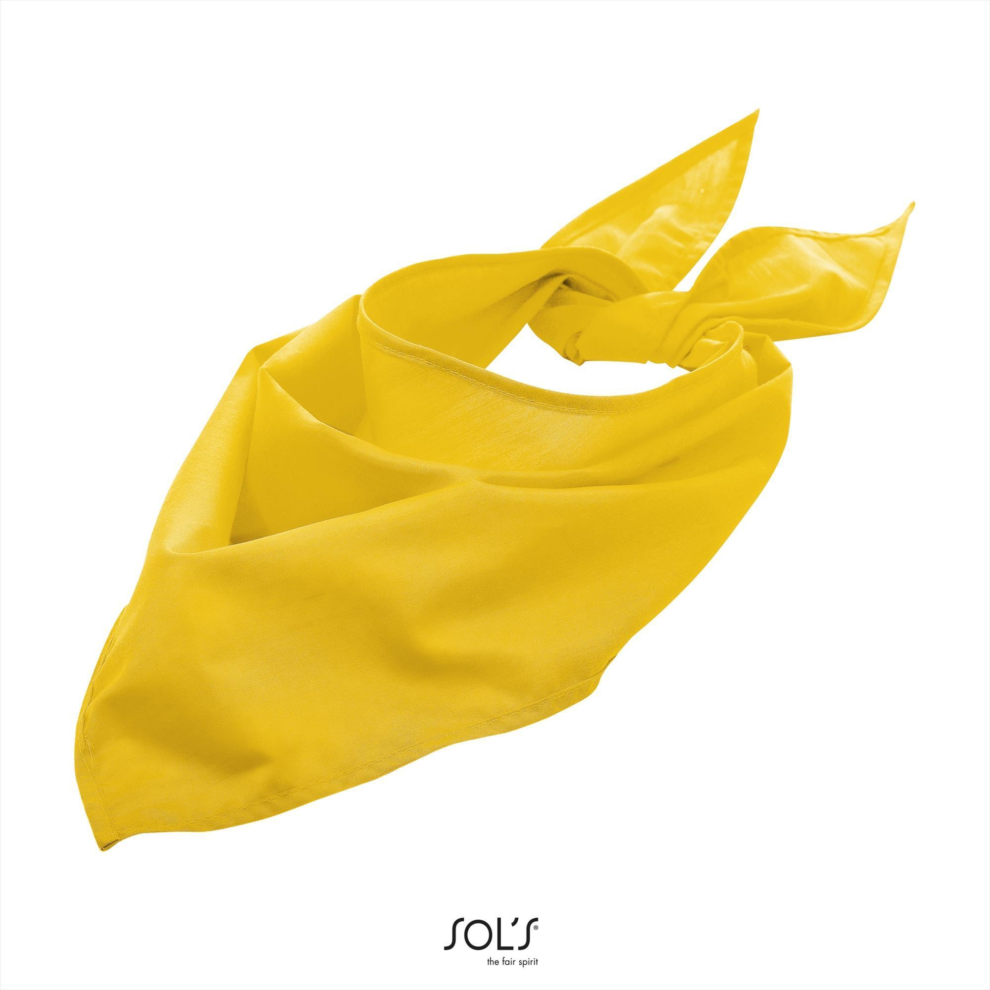 Bandana sjaal geel