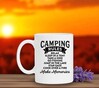 foto 3 Camping rules witte mok koffie  met regels voor op de camping!