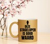 foto 4 Deze stageloper is goud waard gouden glitter mok