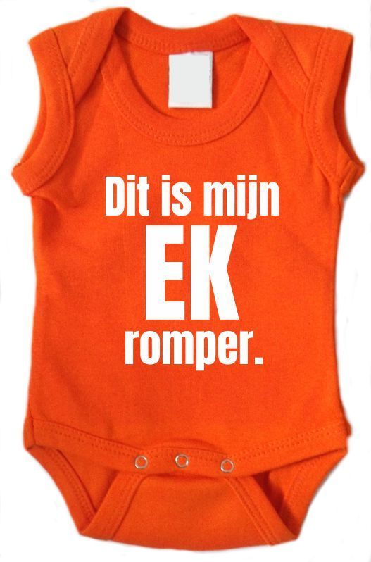 Dit is mijn EK romper voetbal oranje Nederlands elftal