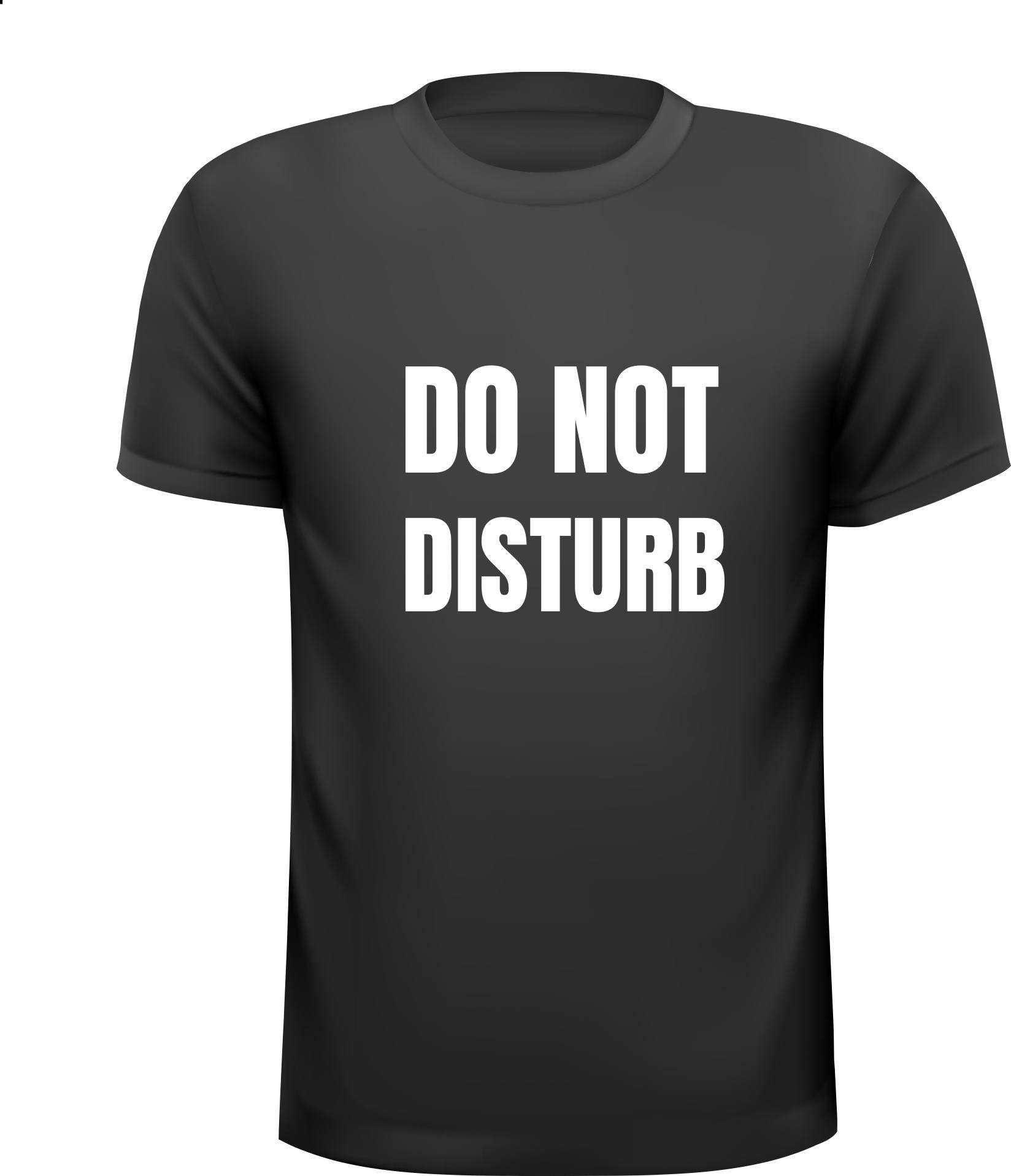 Do not disturb shirtje niet storen met rust laten