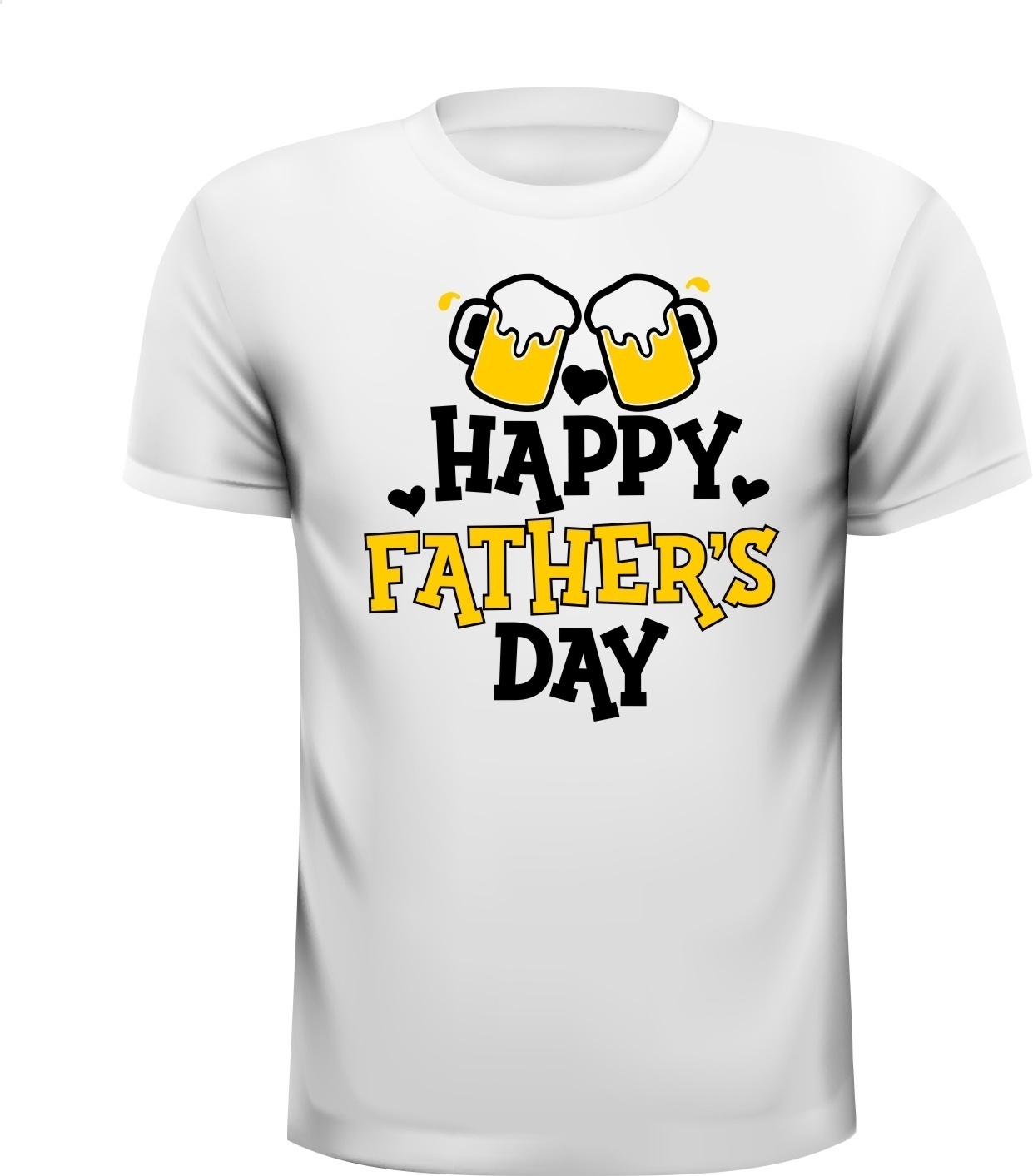 Happy fathers day fijne vaderdag t-shirt