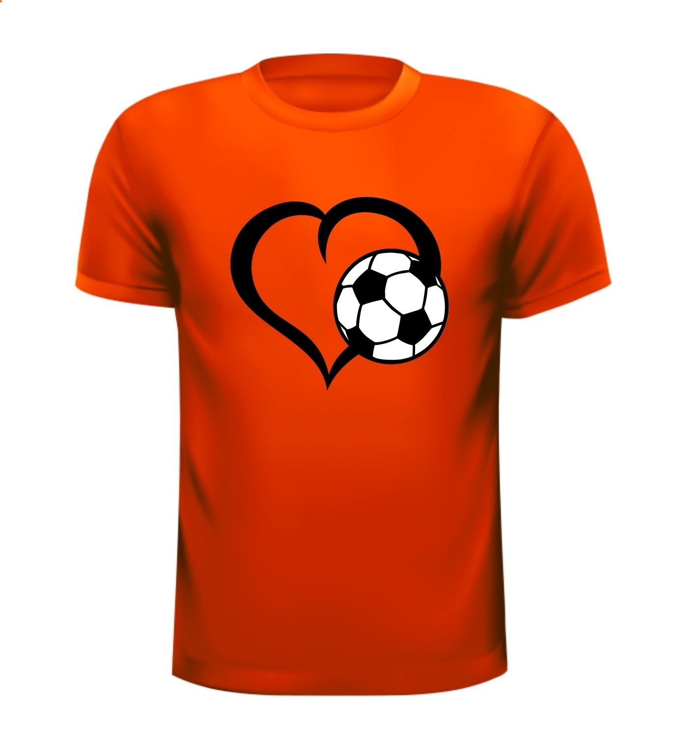 Houden van voetbal houden van oranje EK WK shirtje