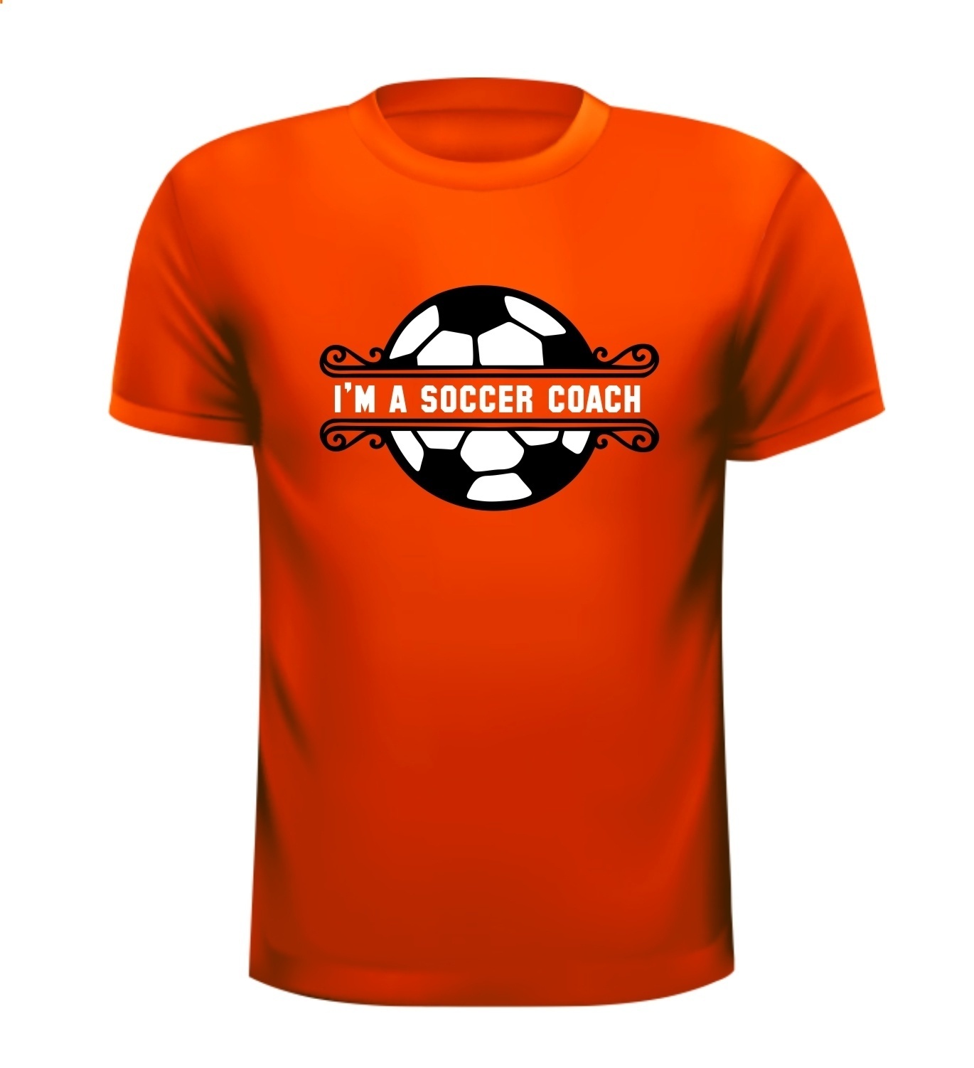 I'm a soccer coach shirt oranje shirt voetbal EK WK