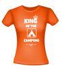 foto 10 King of the camping shirt grappig camping T-shirtje