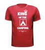 foto 7 King of the camping shirt grappig camping T-shirtje