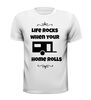foto 13 life rocks when your home rolls shirt grappig caravan shirtje humor caravan