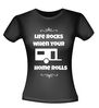 foto 2 life rocks when your home rolls shirt grappig caravan shirtje humor caravan
