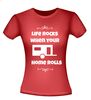 foto 8 life rocks when your home rolls shirt grappig caravan shirtje humor caravan