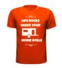 foto 9 life rocks when your home rolls shirt grappig caravan shirtje humor caravan