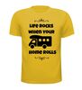 foto 15 Life rocks when your home rolls shirtje leuk grappig gek camper T-shirt