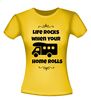 foto 16 Life rocks when your home rolls shirtje leuk grappig gek camper T-shirt