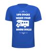foto 5 Life rocks when your home rolls shirtje leuk grappig gek camper T-shirt