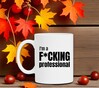 foto 4 Mok i'm a f*cking professional wit grappige mok voor op het werk