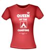 foto 4 Queen of the camping shirtje Grappig camping shirt T-shirt