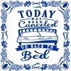 Spreuken tegeltje today canceled go back bed mok tegeltje