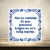 foto 4 Spreukentegel 42 jaar getrouwd grappig cadeautje