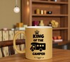 foto 3 Superfoute camper gouden koffie mok king of the camper