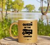 foto 2 superfoute camper gouden koffie mok queen of the camper