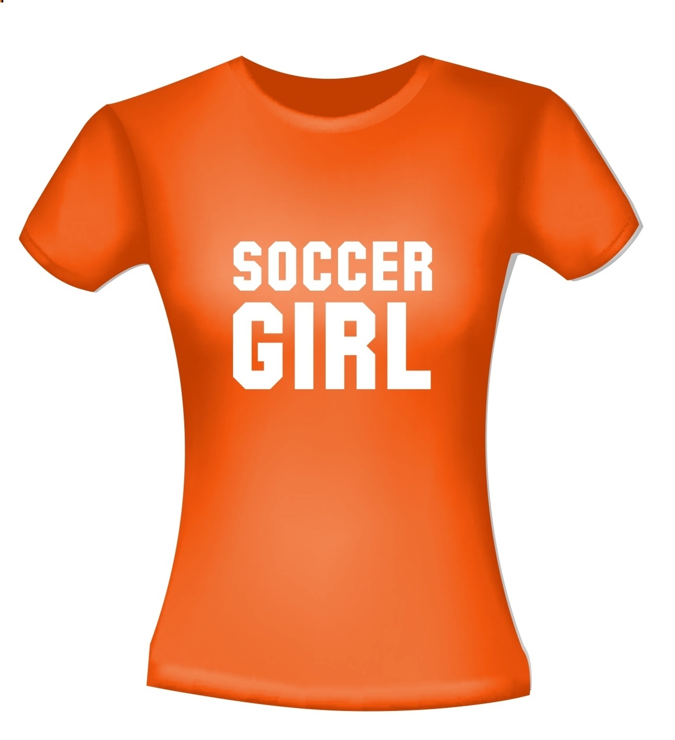 T-shirt EK oranje soccer girl