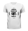 foto 13 T-shirt home is where we park it shirtje caravan grappig