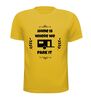 foto 15 T-shirt home is where we park it shirtje caravan grappig