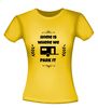 foto 16 T-shirt home is where we park it shirtje caravan grappig