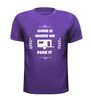 foto 3 T-shirt home is where we park it shirtje caravan grappig