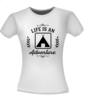 foto 4 T-shirt leven is een avontuur kamperen camping