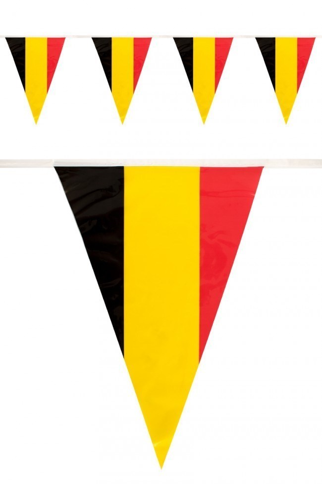 Vier de voetbalgekte met onze belgische vlaggenlijn 10 Meter feest plezier voor binnen en buiten 