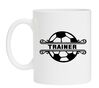 Voetbal trainer mok wit