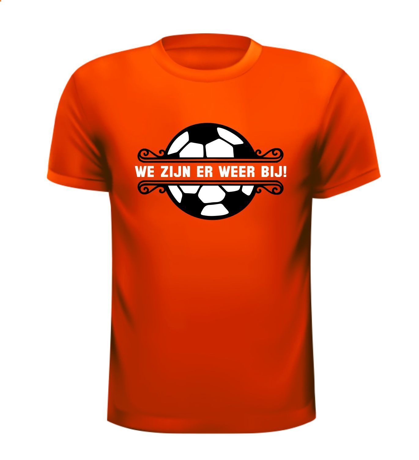 We zijn er weer bij oranje EK WK voetbal shirt Holland