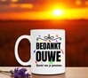 foto 3 Witte mok bedankt ouwe geniet van je pensioen.