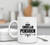 foto 3 Witte mok hoera eindelijk pensioen