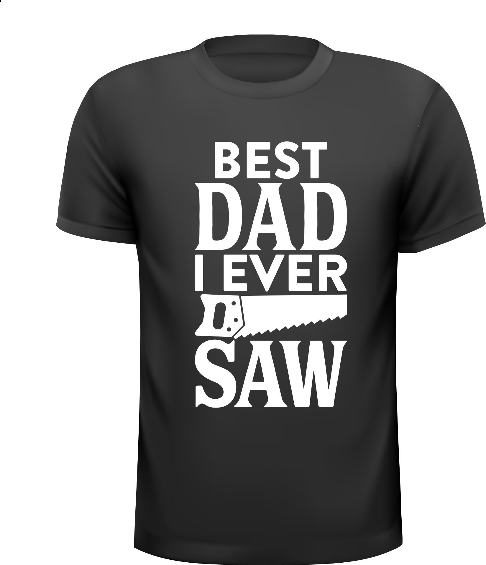 Best dad i ever saw shirtje Vaderdag kado handige vader