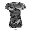 foto 2 Dames camouflage T-shirt voor stoere dames grijze camouflage print