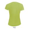 foto 2 Dames sportshirt appeltjes groen Dames met ademend effect en langer rugpand Dri-FIT.