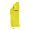foto 3 Dames sportshirt Neon geel met ademend effect en langer rugpand Dri-FIT. 