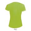 foto 2 Dames sportshirt Neon groen met ademend effect en langer rugpand Dri-FIT.