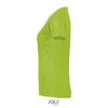 foto 3 Dames sportshirt Neon groen met ademend effect en langer rugpand Dri-FIT. 