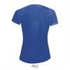 foto 2 Dames sportshirt royal blauw met ademend effect en langer rugpand Dri-FIT.