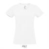 Dames T-shirt met  v-hals wit trendy vrouwen shirt