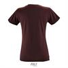 foto 2 Dames T-shirt met een ronde hals burgundy rood