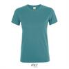 Dames T-shirt met een ronde hals duck blauw