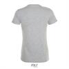 foto 2 Dames T-shirt met een ronde hals grijs melange