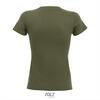 foto 2 Dames T-shirt met een ronde hals leger kleur army groen soldaten groen