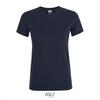 Dames T-shirt met een ronde hals marine blauw