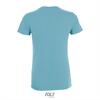 foto 2 Dames T-shirt met een ronde hals mooie Atoll blauwe kleur