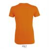 foto 2 Dames T-shirt met een ronde hals oranje EK voetballen WK voetballen shirtje