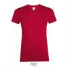 Dames T-shirt met een ronde hals rood
